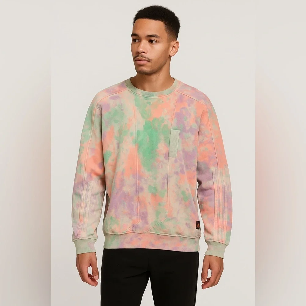 Adidas x Pharrell Williams HU Holi Oversized Crewneck Sweatshirt – Sz S